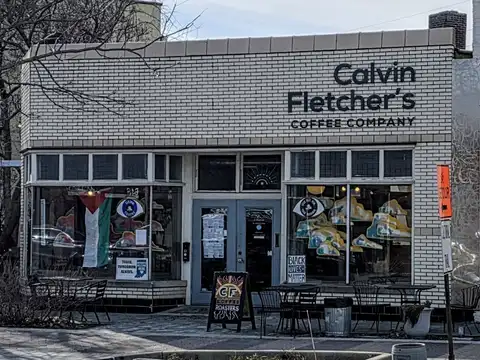 Calvin Fletcher's Coffee Company in Indianapolis
